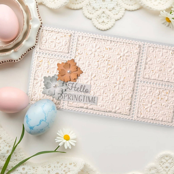 Wykrojnik - Nellie`s - MFD176 baza kartki kwiaty